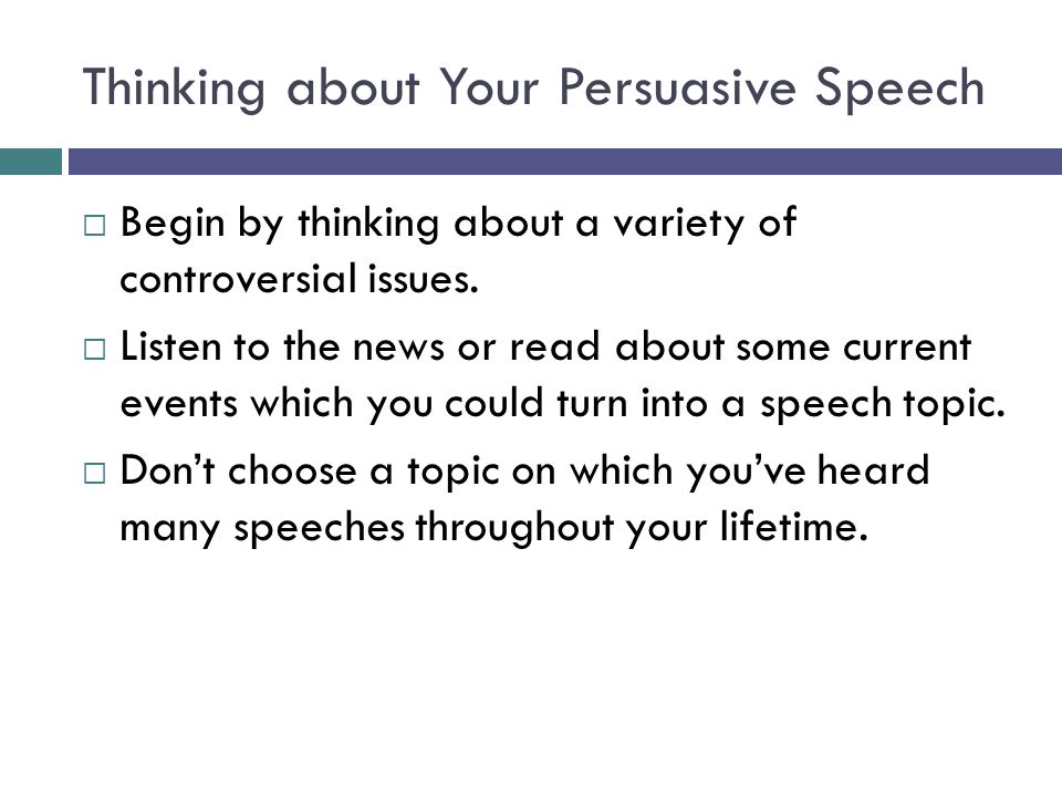 434 Good Persuasive Speech Topics